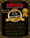 NW Fitness Magazine's Best in the NW -Ally Chargualaf of PhysicALLY Fit - Nutrition Coach, Contest Prep Coach, & Trainer.