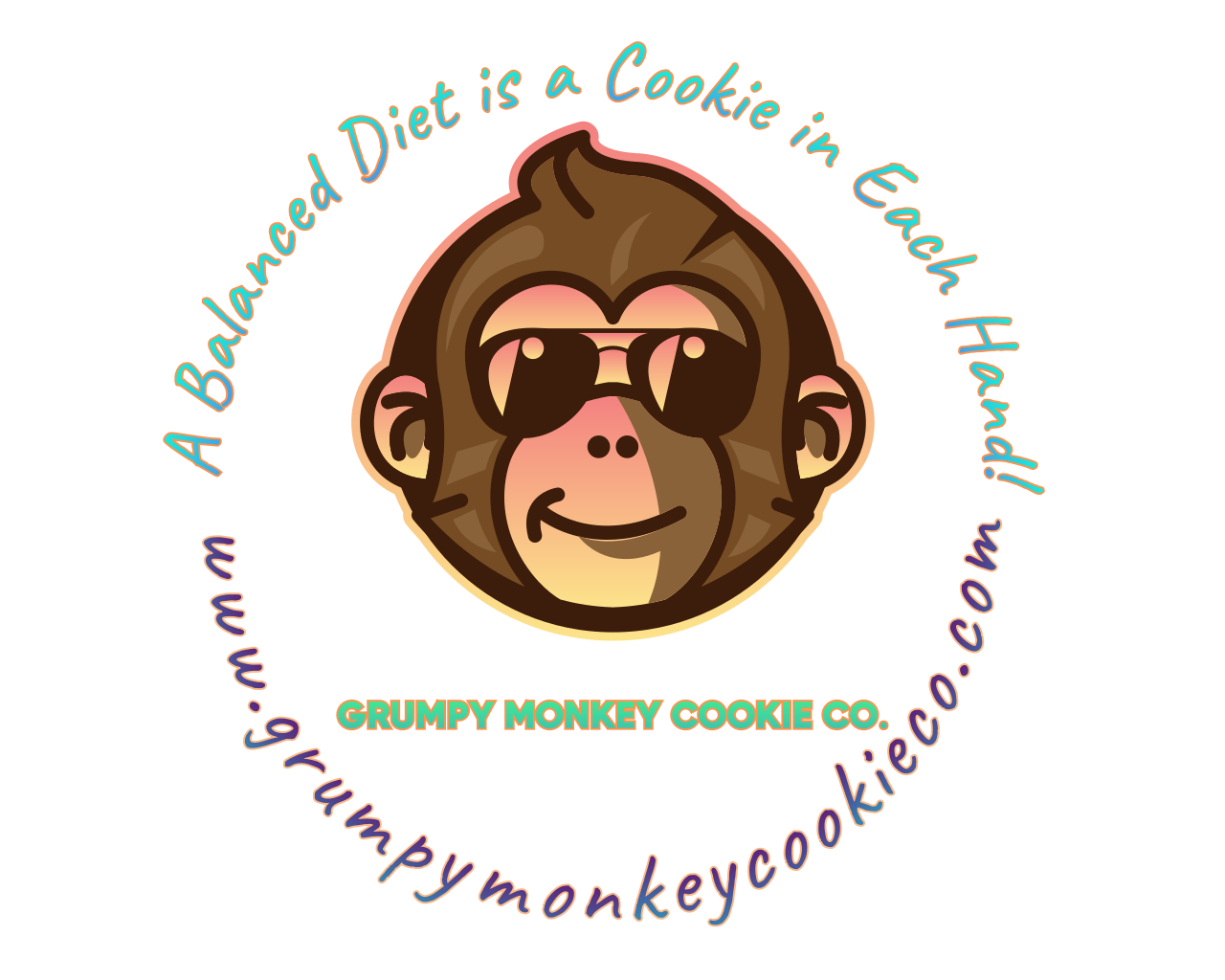 Grumpy Monkey Cookies