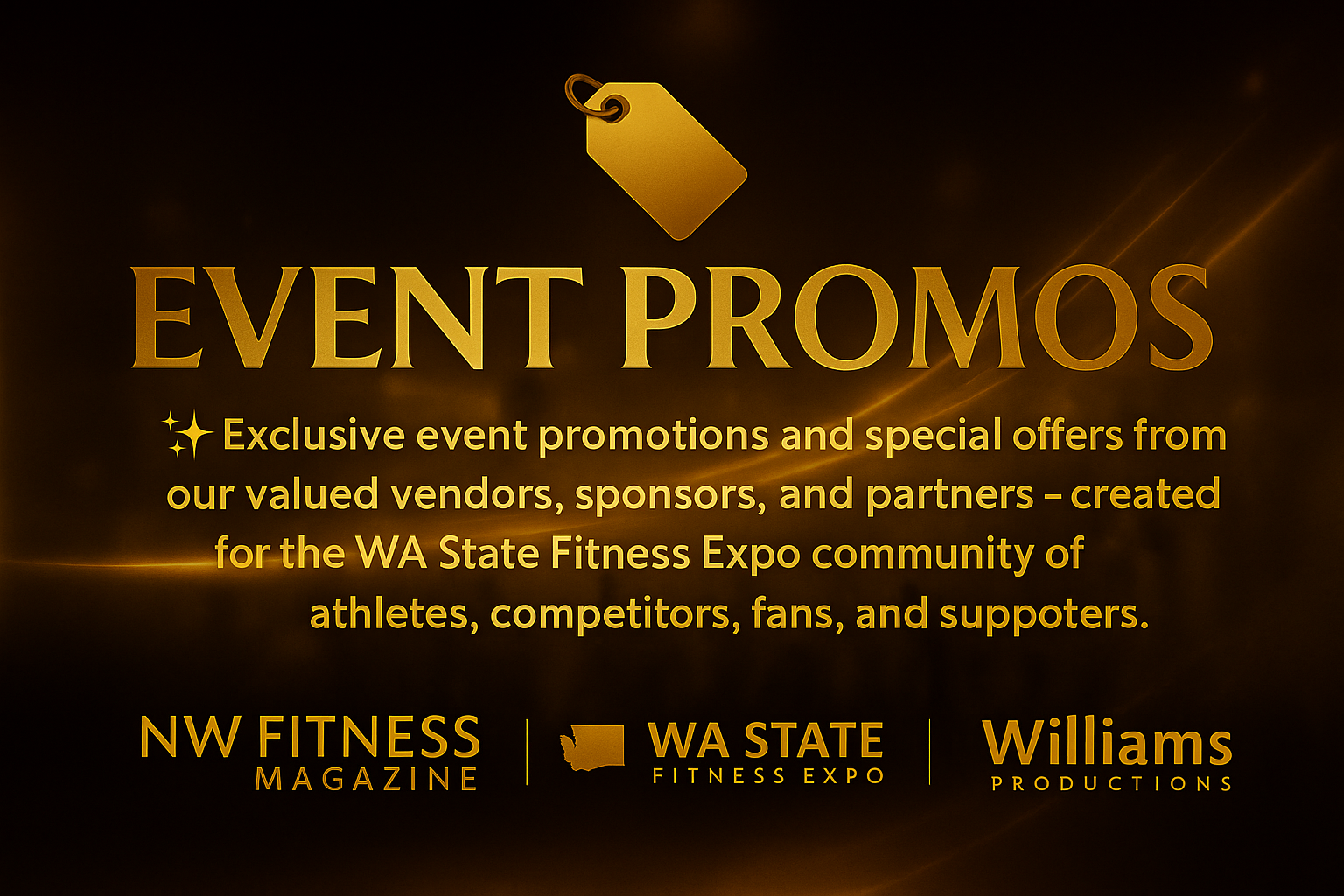 🏷️ Event Promos — Exclusive Offers from Our Sponsors & Vendors