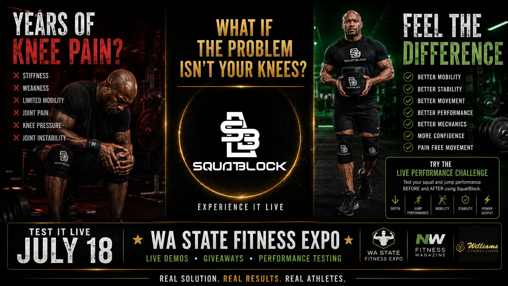 Squat Block Live at the WA State Fitness Expo